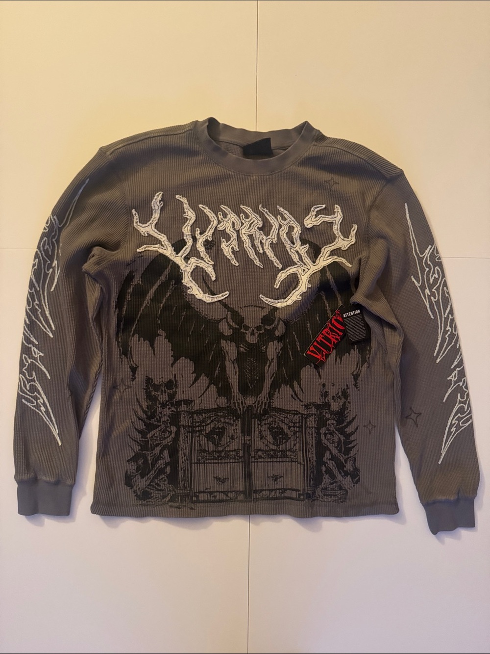 Vitriol Thunder Grey Thermal Long Sleeve T-Shirt
